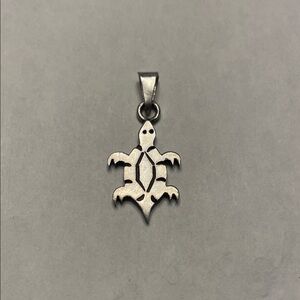 Vintage TAXCO 925 Sterling Silver Mexico Turtle Charm Pendant
